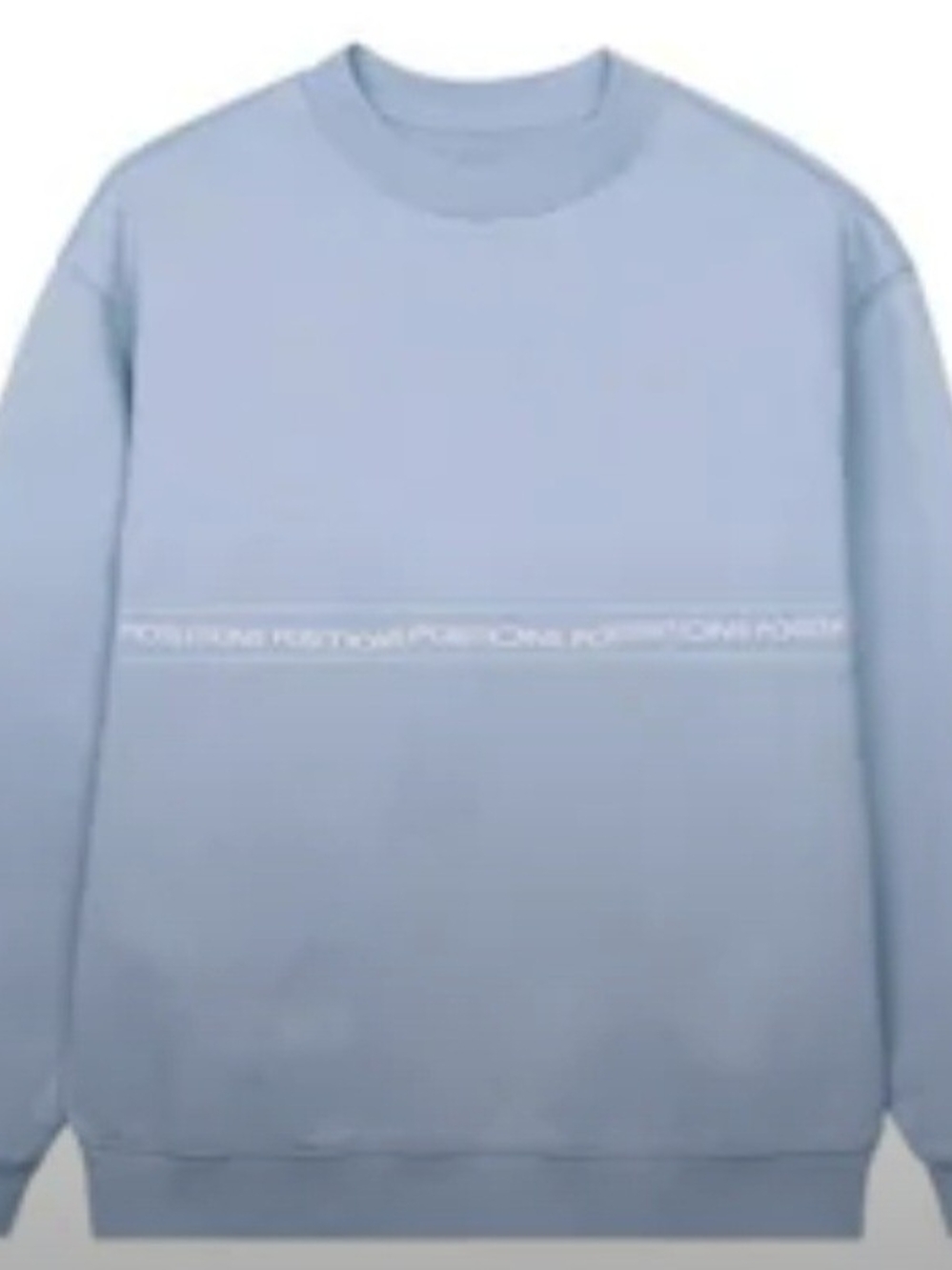 Ariana Grande Positions Blue Wrap Around Crewneck - Size XL